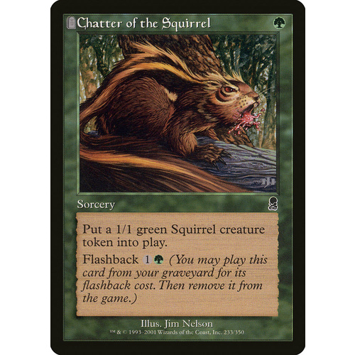 Chatter of the Squirrel - ODY