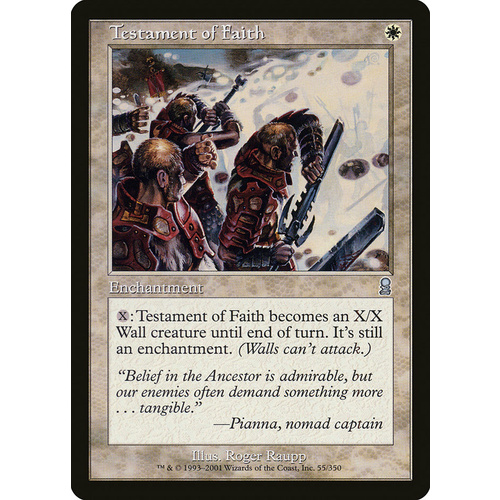 Testament of Faith FOIL - ODY