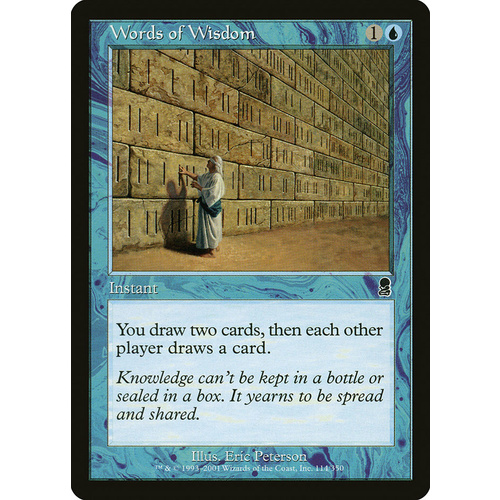 Words of Wisdom FOIL - ODY