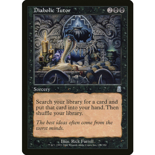 Diabolic Tutor FOIL - ODY