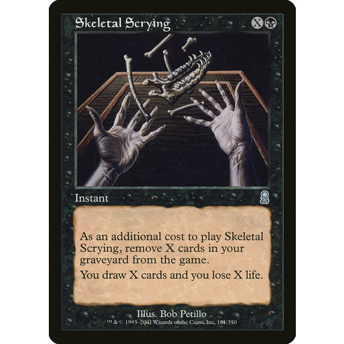Skeletal Scrying FOIL - ODY