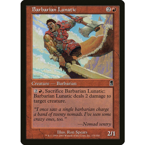 Barbarian Lunatic FOIL - ODY