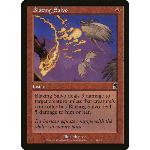 Blazing Salvo FOIL - ODY