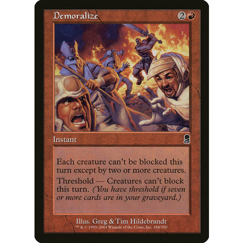 Demoralize FOIL - ODY