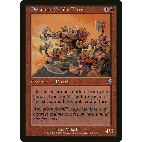 Dwarven Strike Force FOIL - ODY
