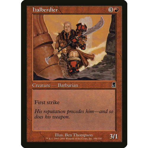 Halberdier FOIL - ODY