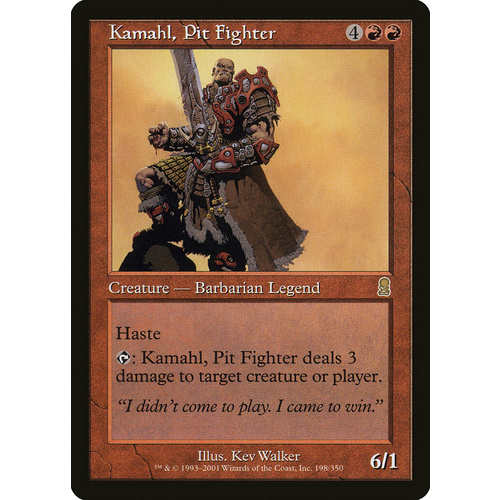 Kamahl, Pit Fighter FOIL - ODY