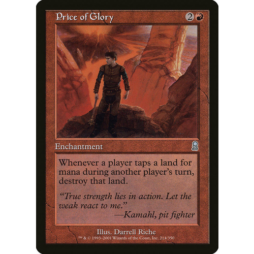 Price of Glory FOIL - ODY
