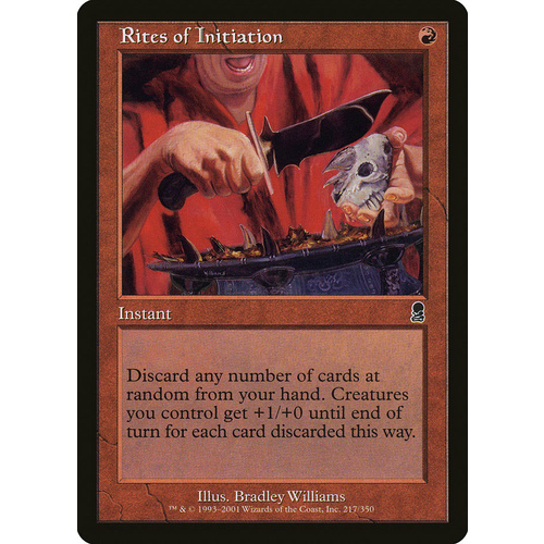 Rites of Initiation FOIL - ODY