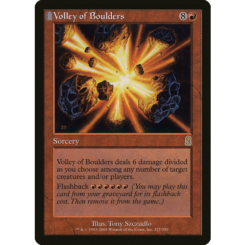 Volley of Boulders FOIL - ODY