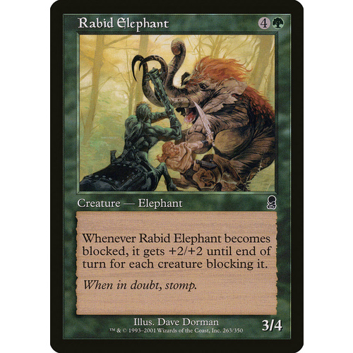 Rabid Elephant FOIL - ODY