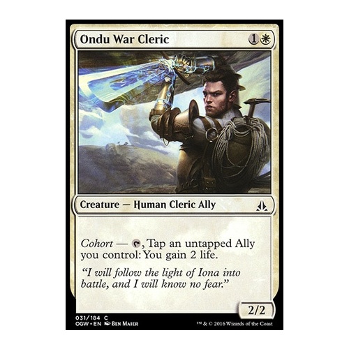 Ondu War Cleric FOIL - OGW