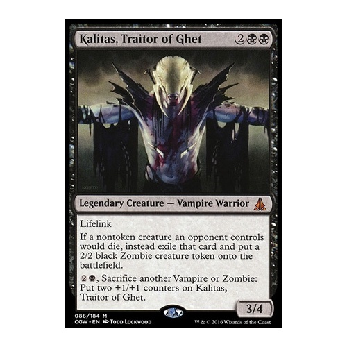 Kalitas, Traitor of Ghet FOIL - OGW
