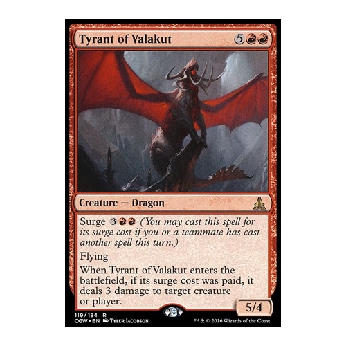 Tyrant of Valakut FOIL - OGW