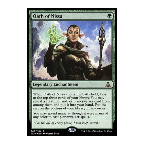 Oath of Nissa FOIL - OGW