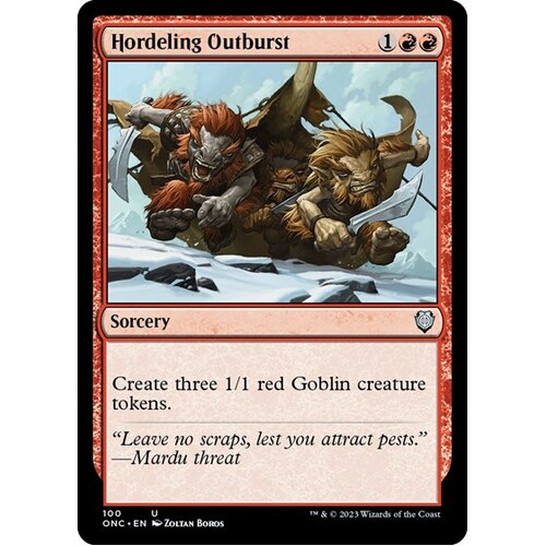 Hordeling Outburst - ONC