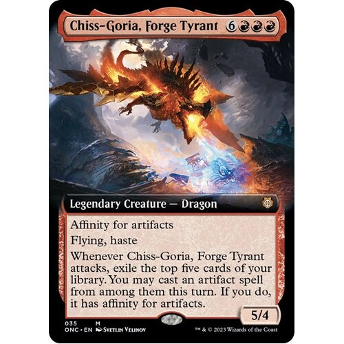 Chiss-Goria, Forge Tyrant (Extended Art) FOIL - ONC