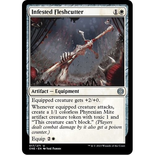 Infested Fleshcutter FOIL - ONE