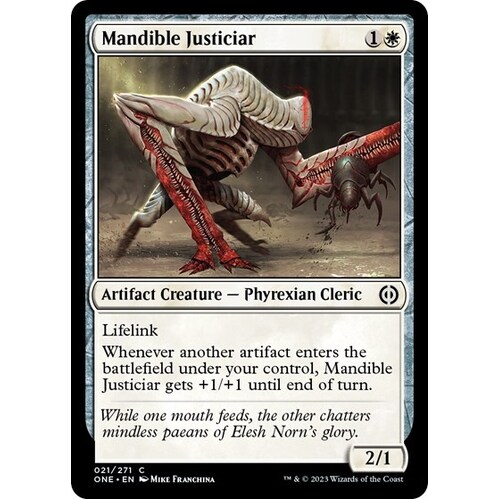 Mandible Justiciar FOIL - ONE