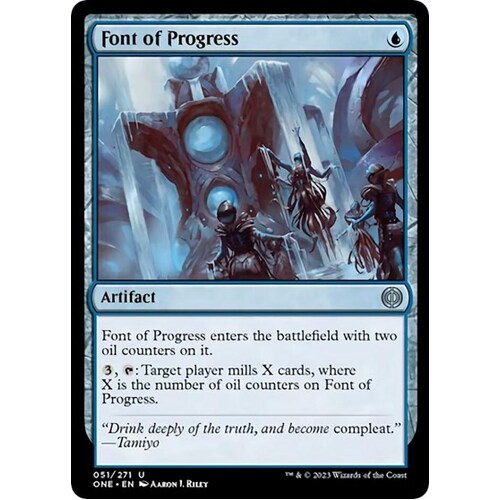 Font of Progress FOIL - ONE