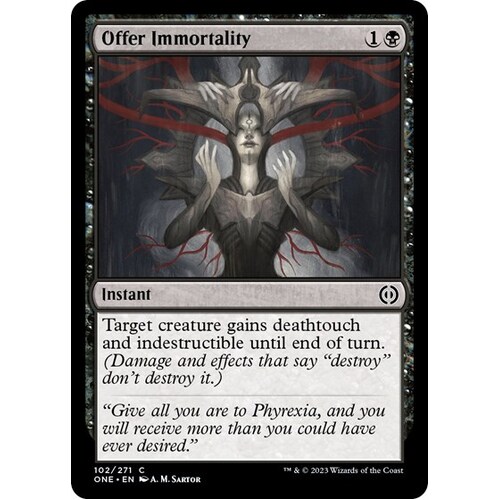 Offer Immortality FOIL - ONE