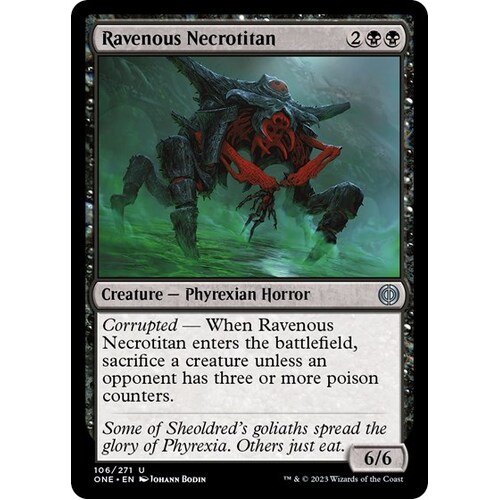 Ravenous Necrotitan FOIL - ONE