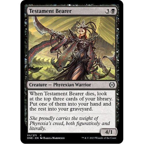 Testament Bearer FOIL - ONE