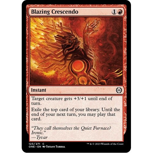 Blazing Crescendo FOIL - ONE