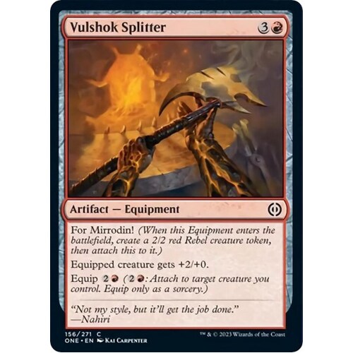 Vulshok Splitter FOIL - ONE