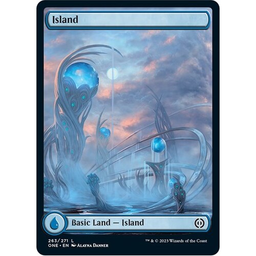 Island (263) - Full Art FOIL - ONE