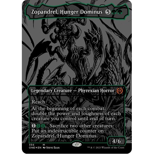 Zopandrel, Hunger Dominus (Oil Slick Raised Foil) - ONE