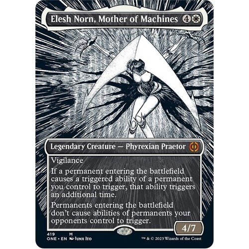 Elesh Norn, Mother of Machines (Borderless) (Step-and-Compleat Foil ...