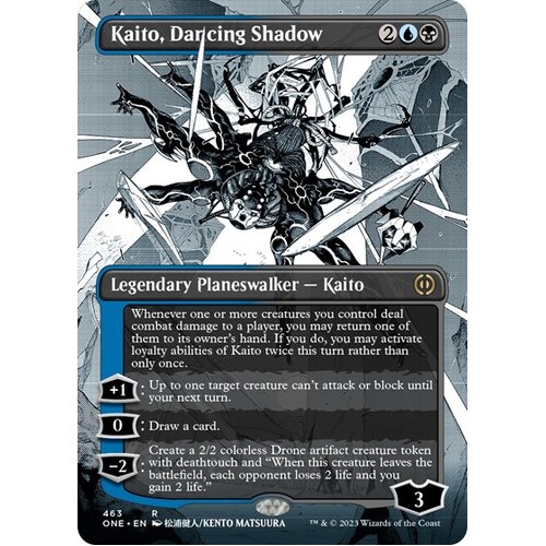 Kaito, Dancing Shadow (Showcase) (Step-and-Compleat Foil) - ONE