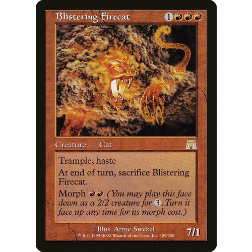 Blistering Firecat - ONS