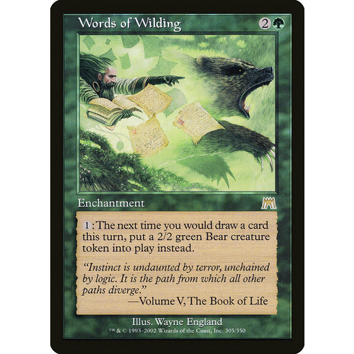 Words of Wilding - ONS