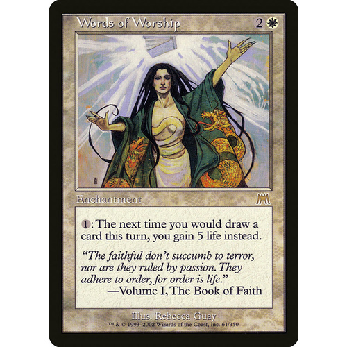 Words of Worship FOIL - ONS