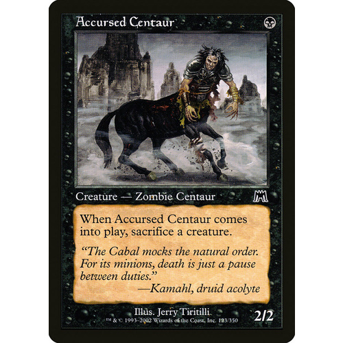 Accursed Centaur FOIL - ONS
