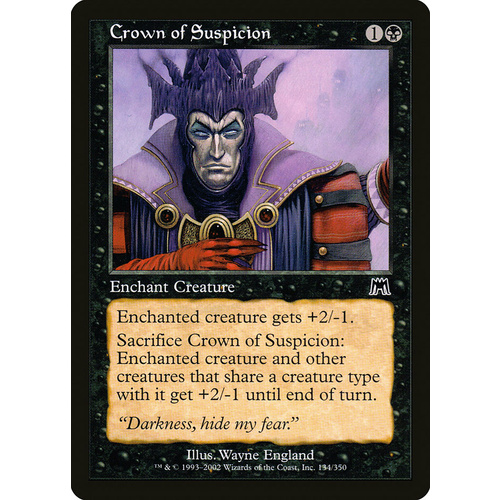 Crown of Suspicion FOIL - ONS