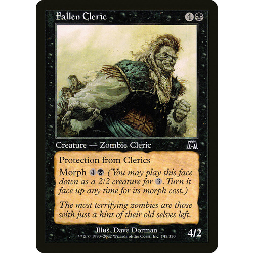 Fallen Cleric FOIL - ONS