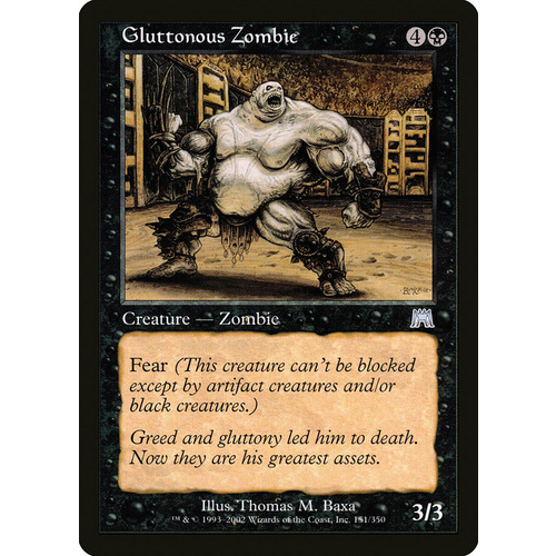 Gluttonous Zombie FOIL - ONS