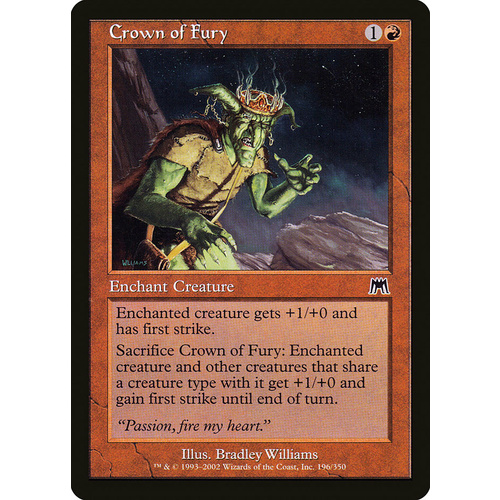 Crown of Fury FOIL - ONS