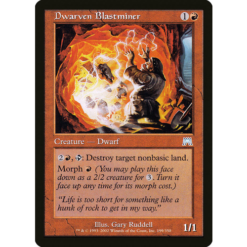 Dwarven Blastminer FOIL - ONS