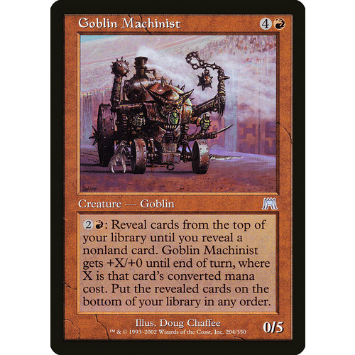 Goblin Machinist FOIL - ONS