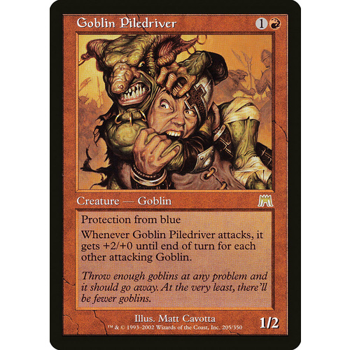Goblin Piledriver FOIL - ONS