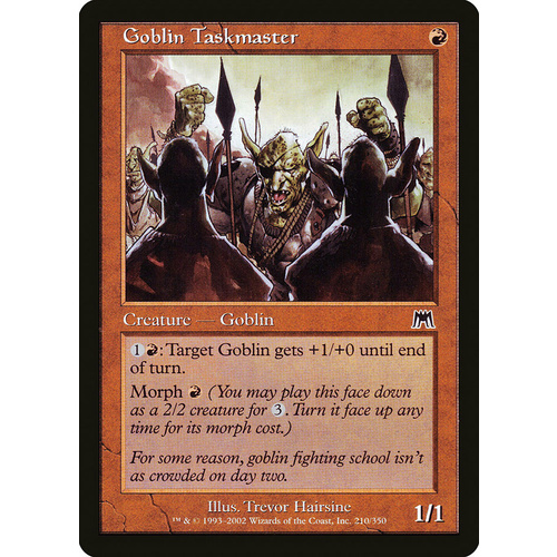 Goblin Taskmaster FOIL - ONS