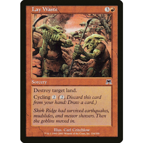 Lay Waste FOIL - ONS
