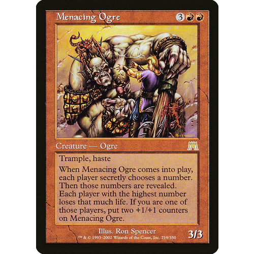 Menacing Ogre FOIL - ONS