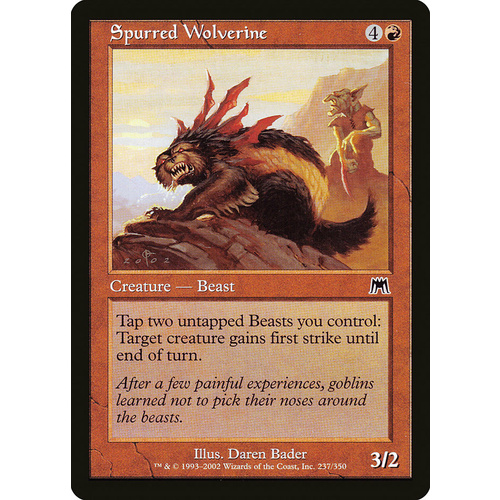 Spurred Wolverine FOIL - ONS