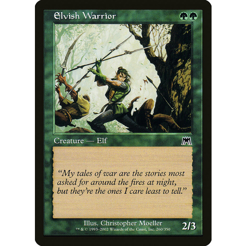 Elvish Warrior FOIL - ONS