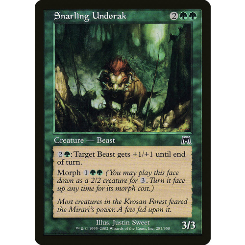 Snarling Undorak FOIL - ONS